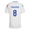 Maillot de Supporter Italie Jorginho 8 Extérieur Euro 2024 Pour Homme